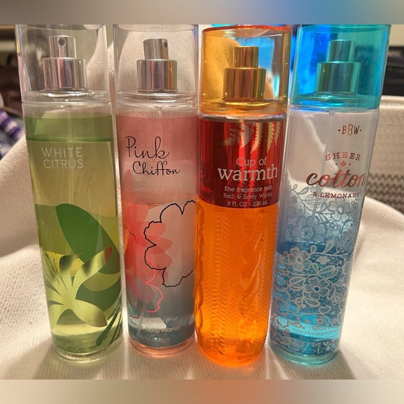 Bath & Body Works Bath & Body Bath And Body Works Fragrance Mists Partially Used Poshmark